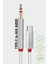 3.5 mm Jack Aux To Type-C Ses Kablosu Beyaz 1