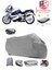 Bmw K 1200 Rs Arka Çanta Uyumlu (Gri) Motorsiket Brandası Motor Örtüsü Çadır Su Geçirmez Motosiklet Kılıfı Motor Brandası 1