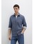 M Logo Nakışlı Lacivert Örme Gömlek 0211763-70718 1