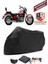 Honda Valkyrie F6C Motor Brandası Siyah Motorsiket Brandası Motor Örtüsü Çadır Su Geçirmez Motosiklet Kılıfı Motor Brandası 1