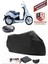 Kymco People 250 Motor Brandası Siyah Arka Çanta Uyumlu Motorsiket Brandası Motor Örtüsü Çadır Su Geçirmez Motosiklet Kılıfı Motor Brandası 1
