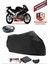 Aprilia Rsv Mille Motor Brandası Siyah Arka Çanta Uyumlu Motorsiket Brandası Motor Örtüsü Çadır Su Geçirmez Motosiklet Kılıfı Motor Brandası 1
