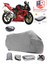 Honda Cbr 900 Rr Motor Brandası Gri Arka Çanta Uyumlu Motorsiket Brandası Motor Örtüsü Çadır Su Geçirmez Motosiklet Kılıfı Motor Brandası 1