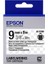 Epson LK-2WBN Standart Beyaz Üzeri Siyah 6mm 9metre Etiket 1