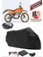 Motoran Cross XF-250 Motor Brandası Siyah Arka Çanta Uyumlu Motorsiket Brandası Motor Örtüsü Çadır Su Geçirmez Motosiklet Kılıfı Motor Brandası 1
