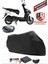 Arora Verano Ar 50-9 Motor Brandası Siyah Arka Çanta Uyumlu Motorsiket Brandası Motor Örtüsü Çadır Su Geçirmez Motosiklet Kılıfı Motor Brandası 1