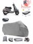 Vespa Gts 125 Super Motor Brandası Gri Arka Çanta Uyumlu Motorsiket Brandası Motor Örtüsü Çadır Su Geçirmez Motosiklet Kılıfı Motor Brandası 1