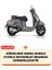 Vespa Gts 125 Super Motor Brandası Gri Arka Çanta Uyumlu Motorsiket Brandası Motor Örtüsü Çadır Su Geçirmez Motosiklet Kılıfı Motor Brandası 2