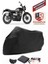 Triumph Scrambler Motor Brandası Siyah Motorsiket Brandası Motor Örtüsü Çadır Su Geçirmez Motosiklet Kılıfı Motor Brandası 1
