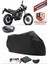 Hyosung Rt 125 Motor Brandası Siyah Arka Çanta Uyumlu Motorsiket Brandası Motor Örtüsü Çadır Su Geçirmez Motosiklet Kılıfı Motor Brandası 1