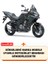 Kawasaki Klz 1000 Versys Motor Brandası Gri Motorsiket Brandası Motor Örtüsü Çadır Su Geçirmez Motosiklet Kılıfı Motor Brandası 2