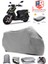 Sym Crox 125 Motor Brandası Gri Motorsiket Brandası Motor Örtüsü Çadır Su Geçirmez Motosiklet Kılıfı Motor Brandası 1