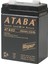 Ataba AT-640 6V 4 Düz Akü (Wbd) 1