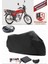 Falcon Runner 125 Motor Brandası Siyah Arka Çanta Uyumlu Motorsiket Brandası Motor Örtüsü Çadır Su Geçirmez Motosiklet Kılıfı Motor Brandası 1
