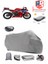Honda Cbr 600 Rr Motor Brandası Gri Arka Çanta Uyumlu Motorsiket Brandası Motor Örtüsü Çadır Su Geçirmez Motosiklet Kılıfı Motor Brandası 1
