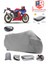 Honda Cbr 1000 Rr Motor Brandası Gri Arka Çanta Uyumlu Motorsiket Brandası Motor Örtüsü Çadır Su Geçirmez Motosiklet Kılıfı Motor Brandası 1