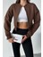 Kadın Fermuarlı Fit Cropped Sweatshirt – Sportif & Şehirli Stil 1