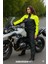 Fosforlu Yeşil Motorcu Yağmurluk File Astarlı Motosiklet Yağmurluğu Cepli 2