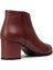 Kadın Hakiki Deri Bordo Fermuarlı Bot - A3324ZBRDC01 2