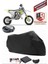 Husqvarna Tc 50 Motor Brandası Siyah Arka Çanta Uyumlu Motorsiket Brandası Motor Örtüsü Çadır Su Geçirmez Motosiklet Kılıfı Motor Brandası 1
