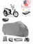 Honda Sh 150 Motor Brandası Gri Arka Çanta Uyumlu Motorsiket Brandası Motor Örtüsü Çadır Su Geçirmez Motosiklet Kılıfı Motor Brandası 1
