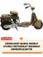 Lambretta Innocenti Motor Brandası Siyah Motorsiket Brandası Motor Örtüsü Çadır Su Geçirmez Motosiklet Kılıfı Motor Brandası 2