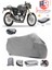 Triumph Thruxton 1200 R Motor Brandası Gri Arka Çanta Uyumlu Motorsiket Brandası Motor Örtüsü Çadır Su Geçirmez Motosiklet Kılıfı Motor Brandası 1