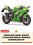 Kawasaki Ninja ZX-10RR Motor Brandası Gri Motorsiket Brandası Motor Örtüsü Çadır Su Geçirmez Motosiklet Kılıfı Motor Brandası 2