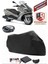 Piaggio X10 350 Motor Brandası Siyah Arka Çanta Uyumlu Motorsiket Brandası Motor Örtüsü Çadır Su Geçirmez Motosiklet Kılıfı Motor Brandası 1