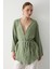 Haki Çok Düğmeli Kimono 6