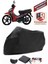 Kral Motor Kr-50 Capella Motor Brandası Siyah Motorsiket Brandası Motor Örtüsü Çadır Su Geçirmez Motosiklet Kılıfı Motor Brandası 1