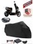 Arora Zr7 Motor Brandası Siyah Arka Çanta Uyumlu Motorsiket Brandası Motor Örtüsü Çadır Su Geçirmez Motosiklet Kılıfı Motor Brandası 1