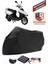 Rmg Moto Gusto Santa 125 Motor Brandası Siyah Motorsiket Brandası Motor Örtüsü Çadır Su Geçirmez Motosiklet Kılıfı Motor Brandası 1