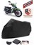 Motolux Africa King Motor Brandası Siyah Motorsiket Brandası Motor Örtüsü Çadır Su Geçirmez Motosiklet Kılıfı Motor Brandası 1