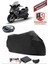 Sym Joymax 250I Abs Motor Brandası Siyah Arka Çanta Uyumlu Motorsiket Brandası Motor Örtüsü Çadır Su Geçirmez Motosiklet Kılıfı Motor Brandası 1