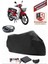 Rmg Moto Gusto Monza 100 Motor Brandası Siyah Arka Çanta Uyumlu Motorsiket Brandası Motor Örtüsü Çadır Su Geçirmez Motosiklet Kılıfı Motor Brandası 1