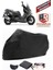 Kymco Dt X360 Motor Brandası Siyah Motorsiket Brandası Motor Örtüsü Çadır Su Geçirmez Motosiklet Kılıfı Motor Brandası 1