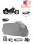 Yamaha Xvs 650 A Motor Brandası Gri Arka Çanta Uyumlu Motorsiket Brandası Motor Örtüsü Çadır Su Geçirmez Motosiklet Kılıfı Motor Brandası 1
