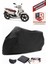 Peugeot Tweet 151 Motor Brandası Siyah Motorsiket Brandası Motor Örtüsü Çadır Su Geçirmez Motosiklet Kılıfı Motor Brandası 1