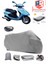 Honda Spacy 110 Alpha Motor Brandası Gri Arka Çanta Uyumlu Motorsiket Brandası Motor Örtüsü Çadır Su Geçirmez Motosiklet Kılıfı Motor Brandası 1