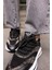 Colle Kadin Siyah Scuba Malzeme Siyah Taş Sneaker 4