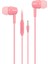 Asonic As1 Mobil Telefon Uyumlu Kulak Içi Pembe Mikrofonlu Kulaklık 1