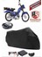 Kanuni Zebra 90 Motor Brandası Siyah Arka Çanta Uyumlu Motorsiket Brandası Motor Örtüsü Çadır Su Geçirmez Motosiklet Kılıfı Motor Brandası 1