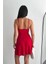 Ince Çift Askılı Mini Elbise 3