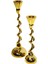 Metal Parlak Gold Mumluk Seti 3