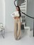 Fitilli Şardonlu Pantolon Bej A4058 1