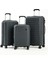 Körüklü(Genişleyebilen) Silikon Kırılmaz (Polipropilen) 3'lü Valiz Seti 1