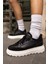 Keddy Kadın Siyah Gercek Deri Eva Taban Sneaker 7