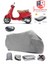 Vespa Lx 125 Arka Çanta Uyumlu (Gri) Motorsiket Brandası Motor Örtüsü Çadır Su Geçirmez Motosiklet Kılıfı Motor Brandası 1