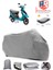 Tvs Scooty Pep Plus Gri Motorsiket Brandası Motor Örtüsü Çadır Su Geçirmez Motosiklet Kılıfı Motor Brandası 1